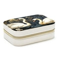 thumbnail image 1 of Swan Velvet Portable Jewelry Organizer with Removable Compartment - Necklace Holder and Gift Box, 1 of 7