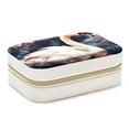 thumbnail image 1 of Swan Velvet Portable Storage Box with Removable Compartment: Gift-Ready Organizer for Bracelets, Necklace, and Jewelry, 1 of 7