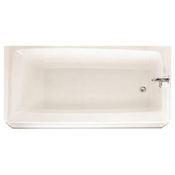 Swan Veritek Bathtub With Right-Hand Drain, 30 D X 60 W In., White - 2475671