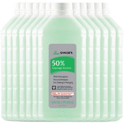 Swan Wintergreen Wellness Isopropyl Rubbing 50%  Alcohol 16 Oz. (12 PACK WHOLESALE CASE BOXED)