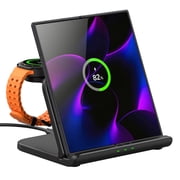 SwanScout Wireless Charger Stand for Samsung Galaxy Z Fold 8 Ultra Not for Fold 8/7/6/5/4/3, Galaxy Watch Charger for Galaxy Watch 8/Ultra/7/6/5/4, Galaxy Buds4 Pro, SwanScout 705S No Adapter