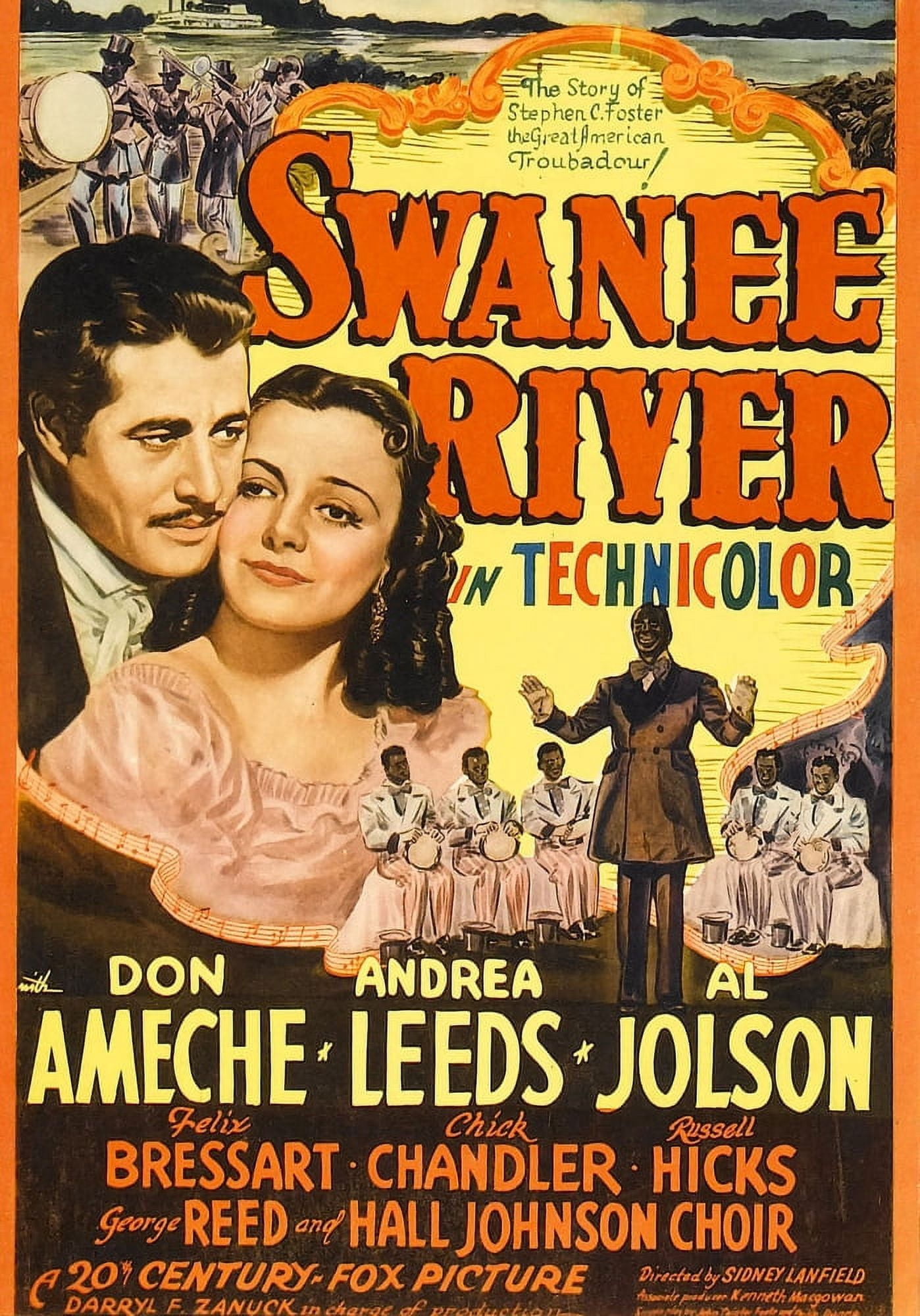 Swanee River Canvas Art - (11 x 17)