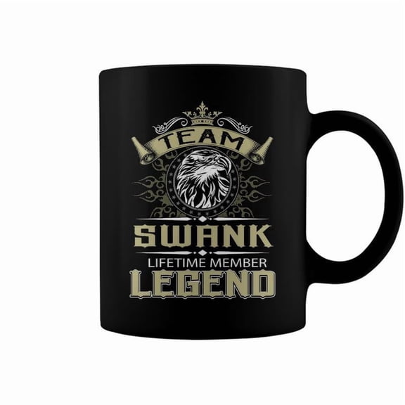 Swank Name Gift Team Swank Lifetime Member Legend Coffee Mugs
