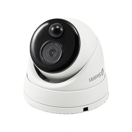 Swann - Indoor/Outdoor 1080p Wired Dome Surveillance Camera - White