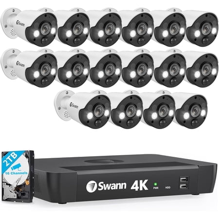 Swann 16 Camera 16 Channel 4K Ultra HD NVR Security System