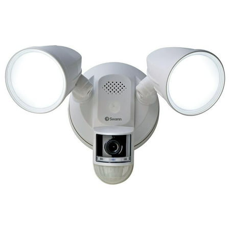 Swann - Outdoor Floodlight 4K Security Surveillance Camera with FREE Local Storage