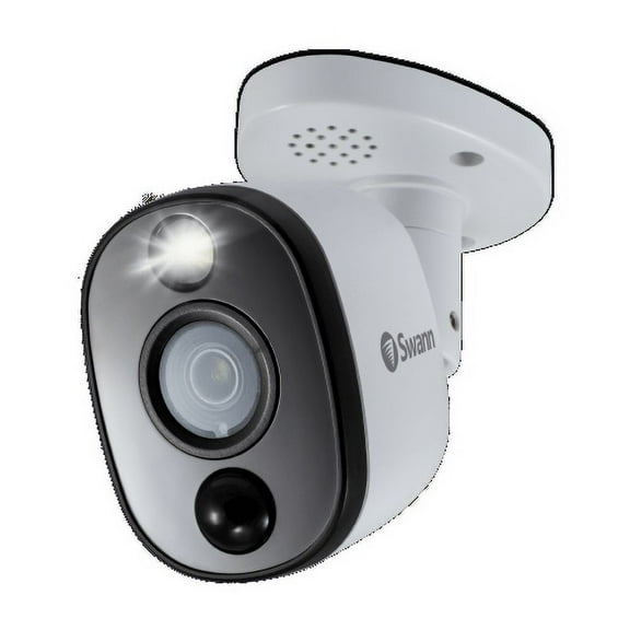 Swann 4K Ultra HD Heat & Motion Detection Sensor Warning Light Bullet Security Camera