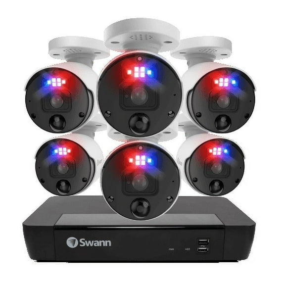 Swann 6 Camera 8 Channel 4K Ultra HD Pro Enforcerâ„¢ NVR Security System