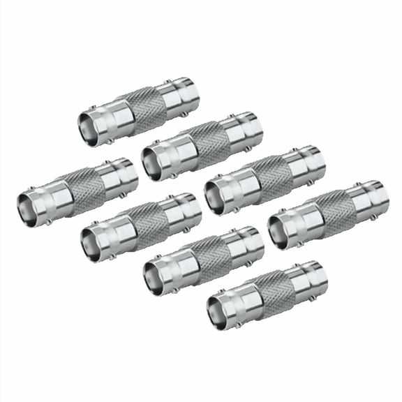 Swann 75 Ohm BNC Female Splice Adapters - 8 Pack - SWPRO-BNCF2F8PK