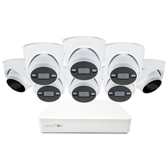 Swann AdvancedX Wired 3K/5MP NVR Security System with 24/7 Recording