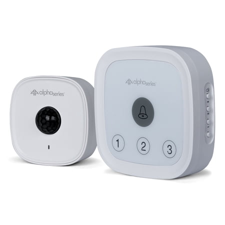 Swann Alpha Series Wireless Motion Sensor Unit & Chime. Easy Installation Both Indoors & Outdoors Detect Movement Up To 13ft Away