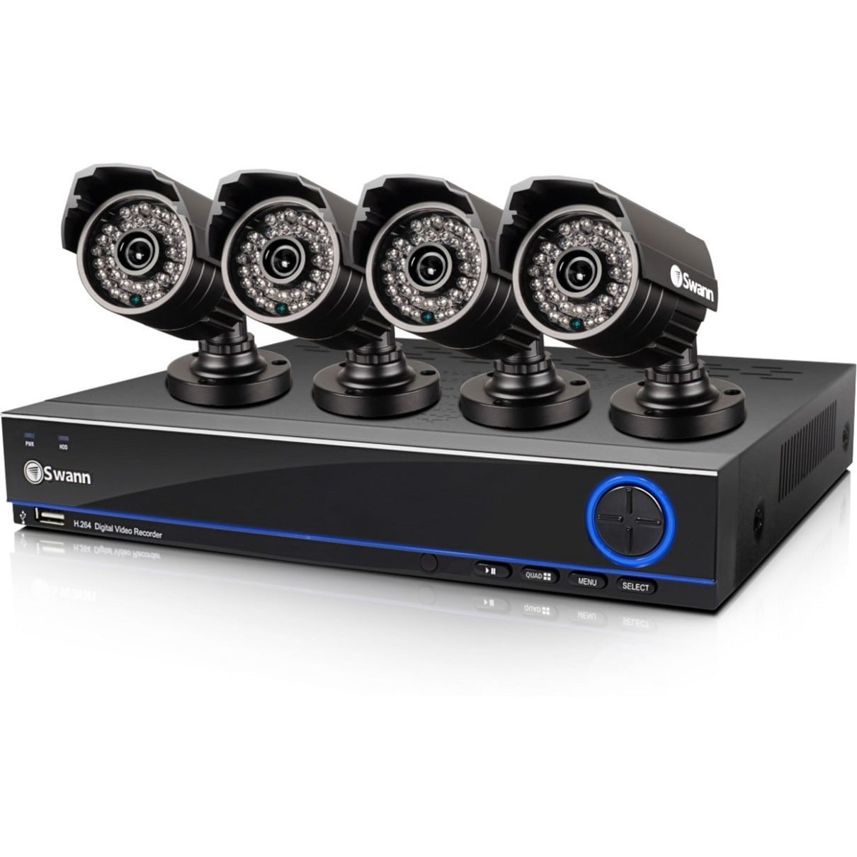 Swann DVR43200 4Channel 960H Digital Video Recorder & 4 x PRO642