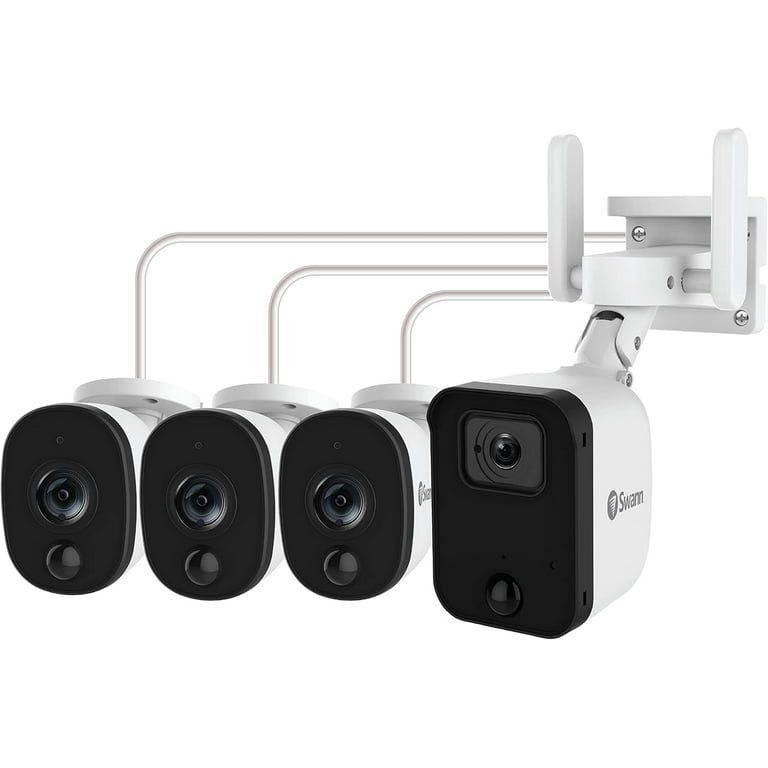 Swann Fortify 4 Camera Outdoor, Exterior Wireless Wi-Fi Home
