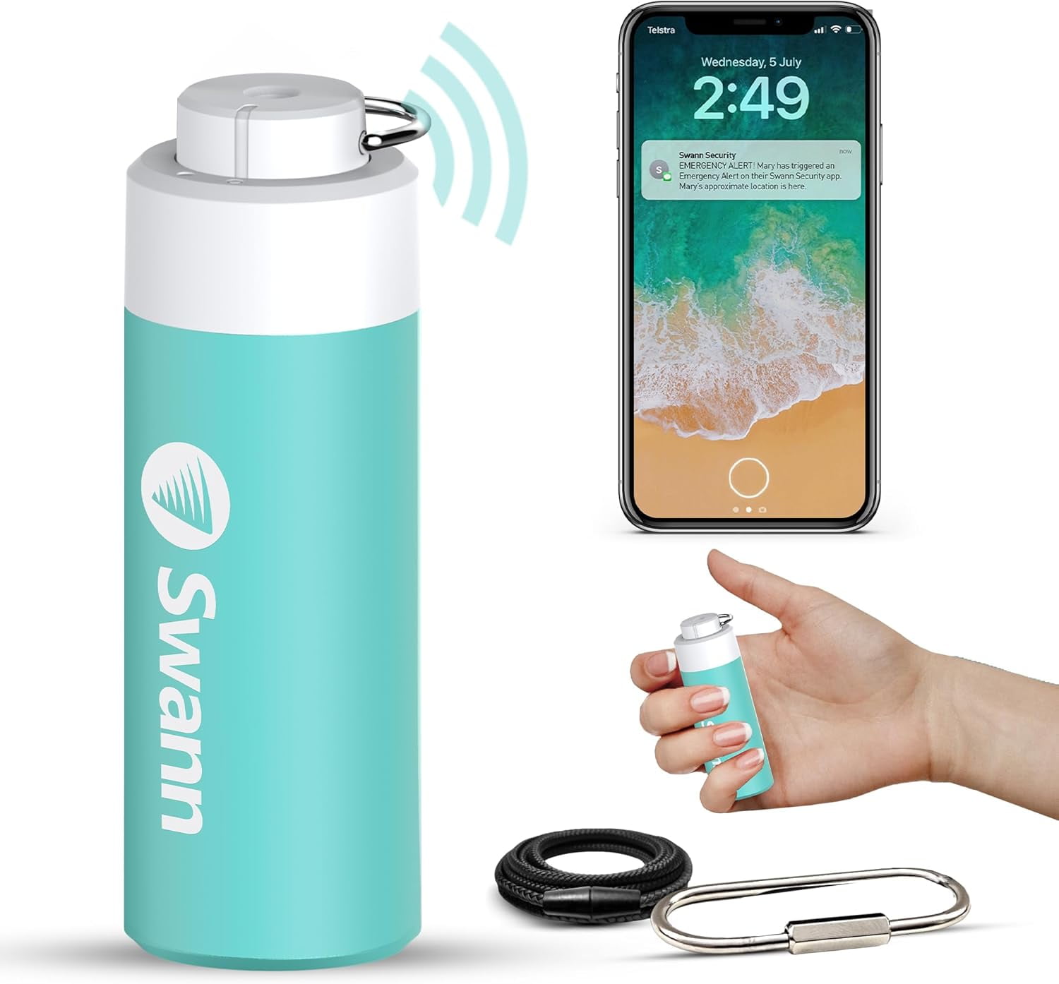 Swann Swann ActiveResponse Personal Safety Alarm Mobile Connectivity ...