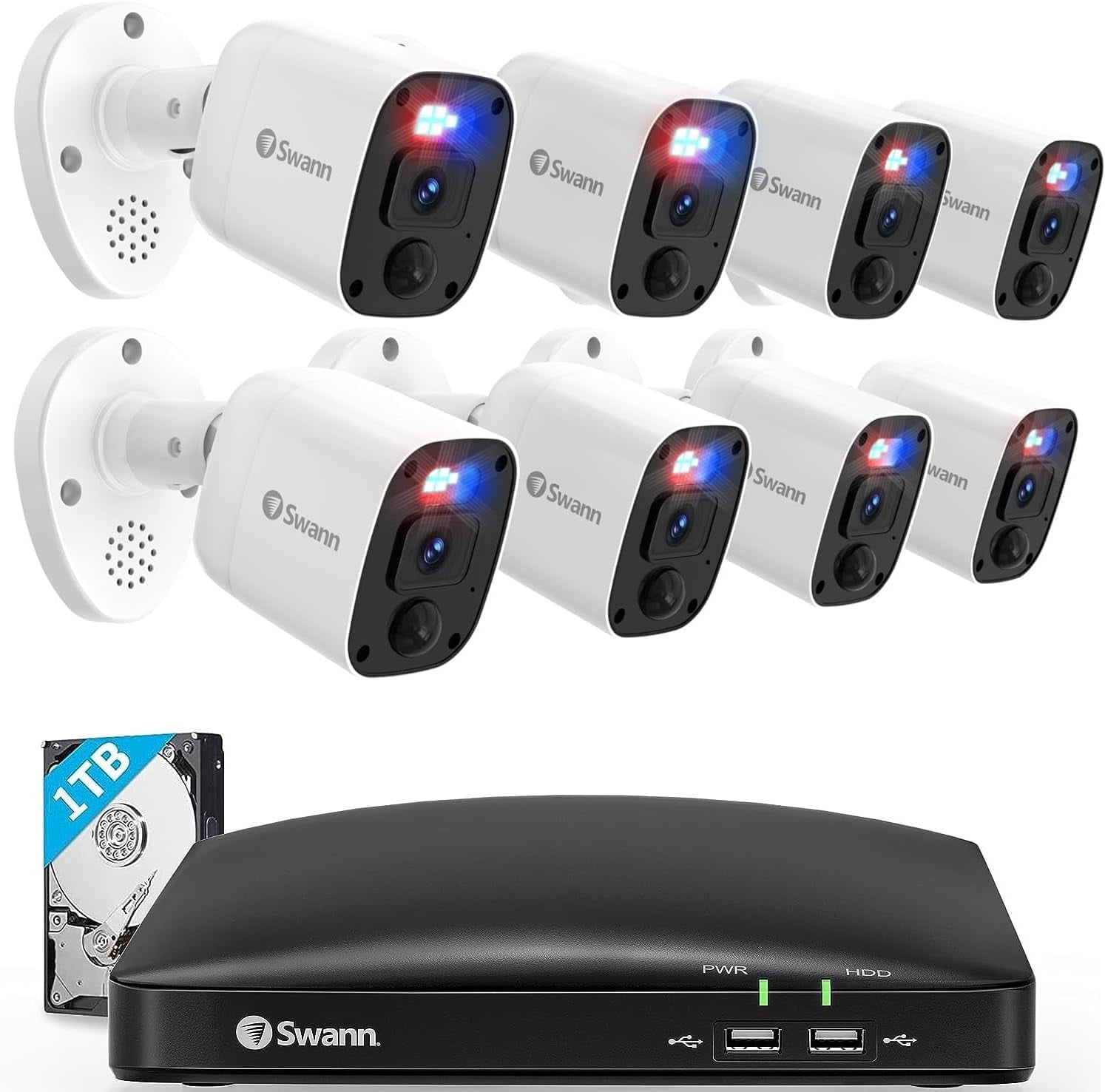 Swann Enforcer™ 8-Camera 4K Ultra HD DVR Security Tunisia Ubuy