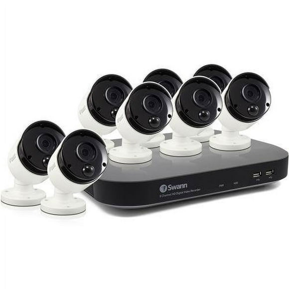 Swann Swdvk-847808-us 8-channel 4780 Series 3-megapixel Dvr with 2TB Hard Drive (8 PIR Cameras)