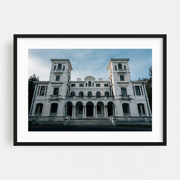 Swannanoa Palace No. 2 - Waynesboro Virginia Photography Black Framed Wall Art Print 12 x 18 inches