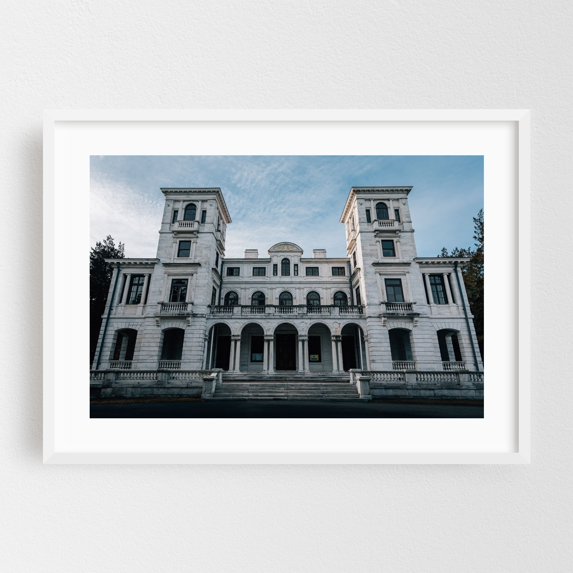 Swannanoa Palace No. 2 - Waynesboro Virginia Photography White Framed Wall Art Print 16 x 24 inches