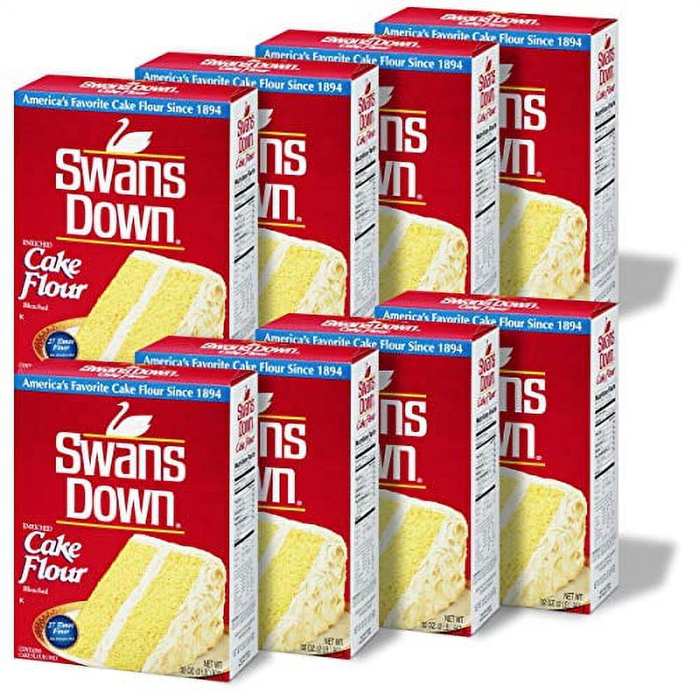 Swans Down Regular Cake Flour, 32Ounce Boxes (Pack of 8)
