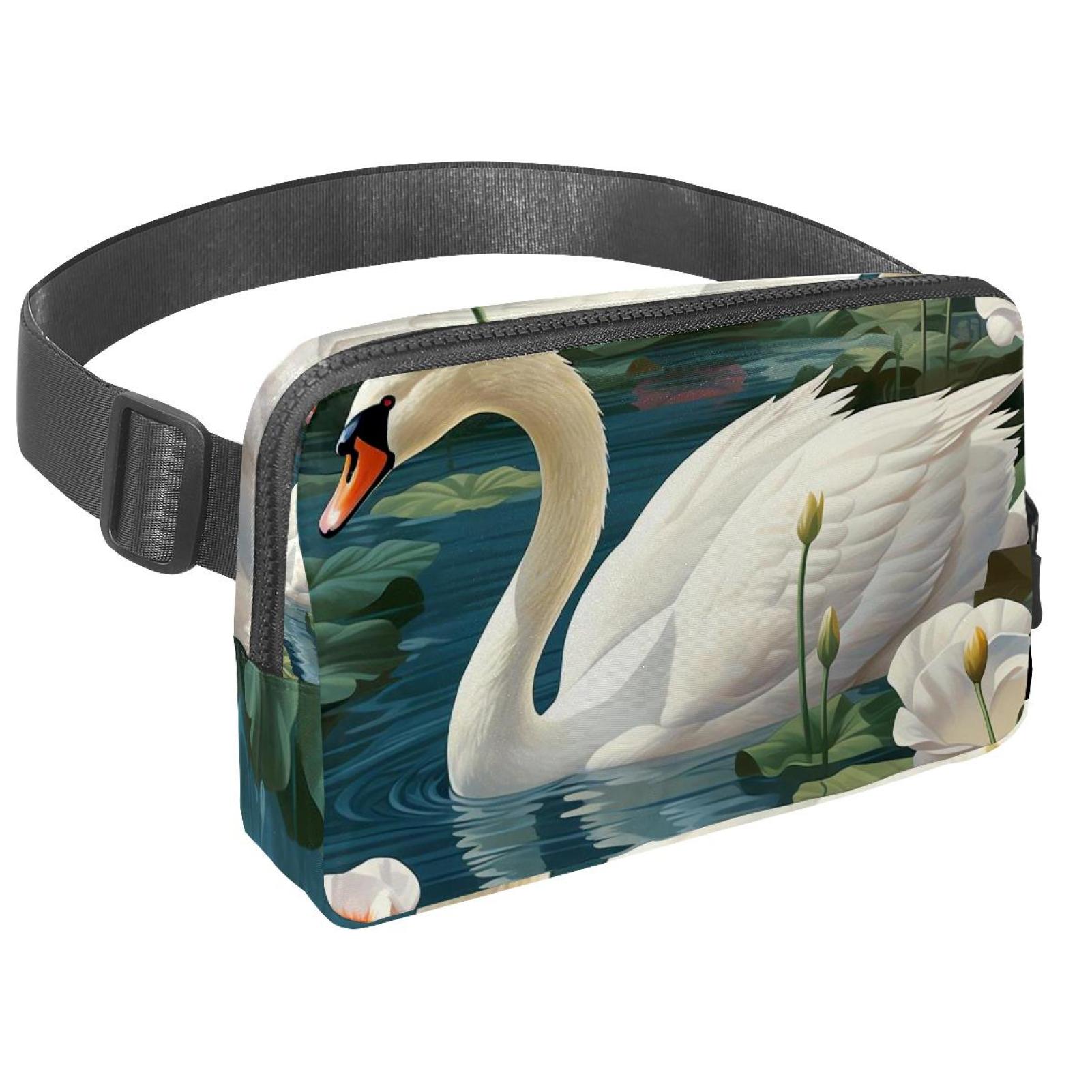 Swans Lightweight Adjustable Sling Bag Waist Pack with Extension Strap Unisex - Ideal for Travel and Outdoor Activities