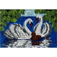 thumbnail image 1 of Swans | Rug Making Latch Hooking Kit, 1 of 7