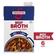 Swanson Beef Broth, 48 oz Carton