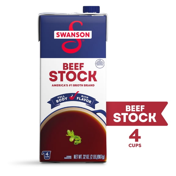 Swanson Beef Stock, 32 oz Carton