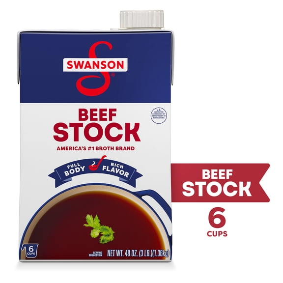 Swanson Beef Stock, 48 oz Carton