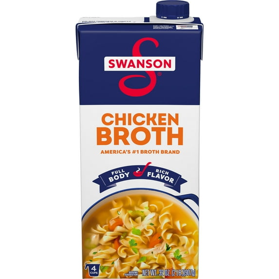 Swanson Chicken Broth, 32 oz Carton