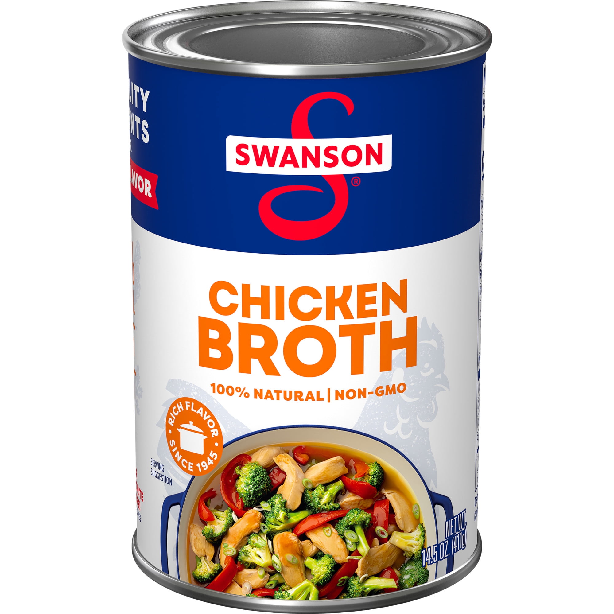 Swanson 100% Natural, Gluten-Free Chicken Broth, 48 Oz Carton