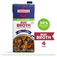 thumbnail image 1 of Swanson Lower Sodium Beef Broth, 32 oz Carton, 1 of 14