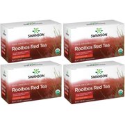 Swanson 100% Organic Rooibos Red Tea 20 Bag(S) 4 Pack