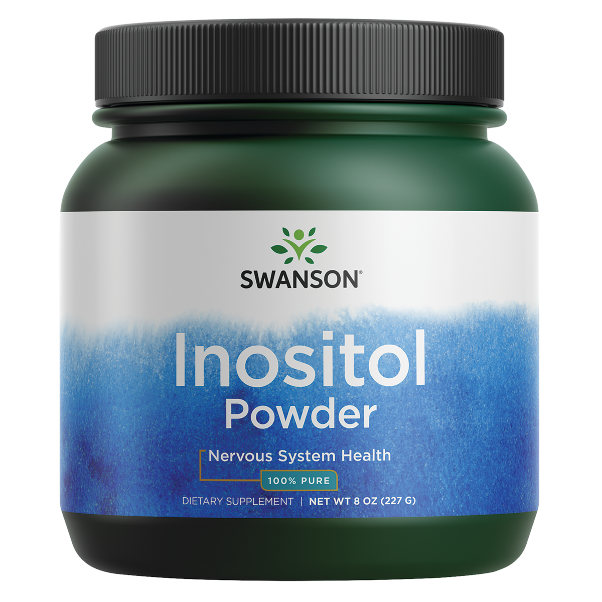 Swanson 100% Pure Inositol Powder - Natural Supplement Promoting Focus, Mental Relaxation & Mood Support - Supports Nervous System & Cellular Health - (8oz) - image 1 of 5