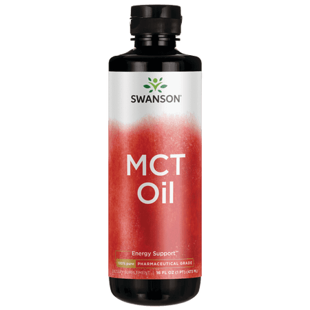 Swanson 100% Pure Mct Oil Pharmaceutical Grade 16 fl oz Liquid