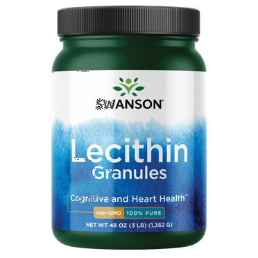 Swanson 100% Pure Non-gmo Lecithin Granules, 48 oz