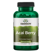 Swanson Acai Berry 500 mg 120 Capsules