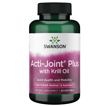 Swanson Acti-joint Plus with Omega-3 Krill Oil 60 Softgels