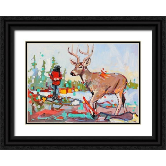 Swanson, Adam 14x11 Black Ornate Wood Framed with Double Matting Museum Art Print Titled - Love Letters