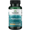 thumbnail image 1 of Swanson Ajipure L-Methionine, Pharmaceutical Grade 500 mg 60 Veggie Capsules, 1 of 7