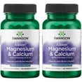 thumbnail image 1 of Swanson Albion Chelated Magnesium & Calcium 2:1 90 Veg Capsules (2 Pack), 1 of 8