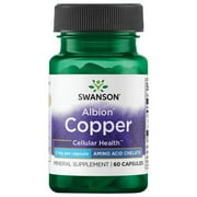 Swanson Albion Copper, 2 mg, 60 Capsules