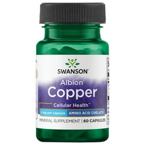 Swanson Albion Copper, 2 mg, 60 Capsules