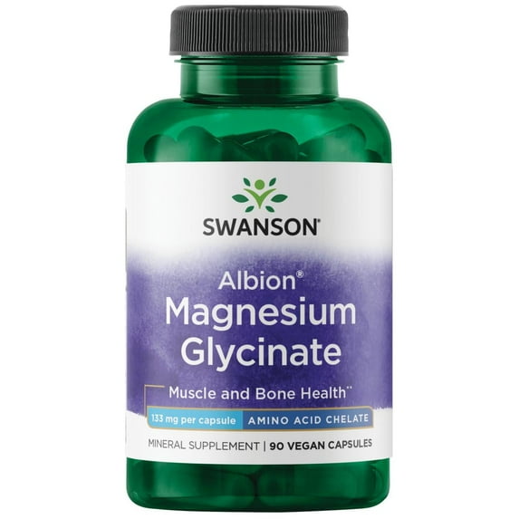 Swanson Chelated Magnesium 133 Milligrams 90 Capsules