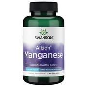 Swanson Albion Manganese 40 mg 180 Caps