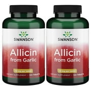 Swanson Allicin from Garlic 12 mg 100 Tabs 2 Pack