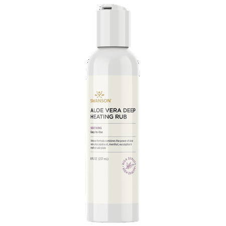 Swanson Aloe Vera Deep Heating Rub 8 fl oz Gel