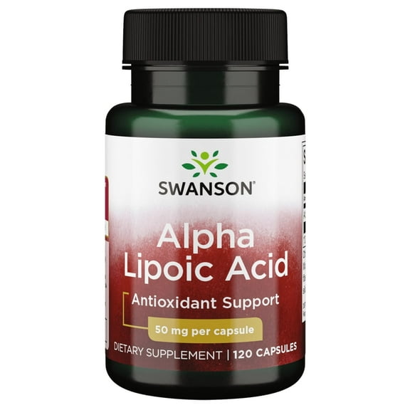 Swanson Alpha Lipoic Acid 50 mg 120 Capsules
