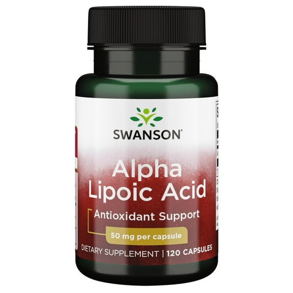 Swanson Alpha Lipoic Acid 50 mg 120 Capsules