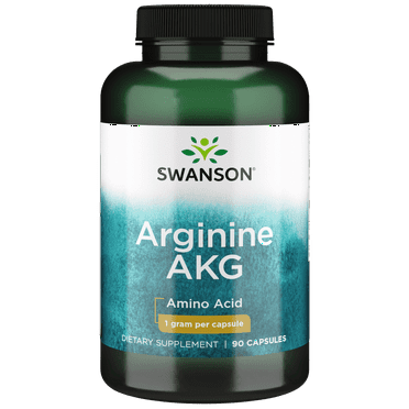 Swanson Arginine Akg 1 G 90 Capsules