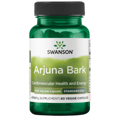 Swanson Arjuna 500 mg 60 Veggie Capsules
